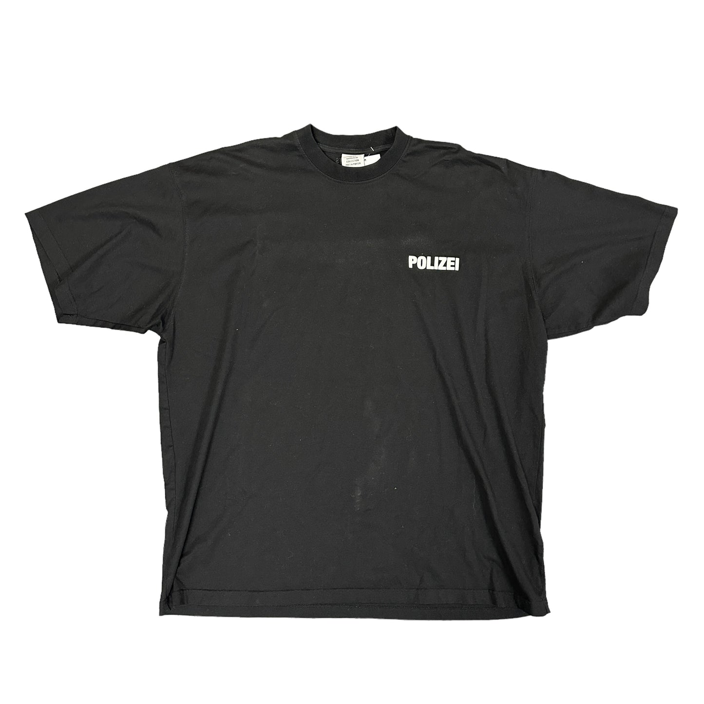 Vetements Polish Black Tee