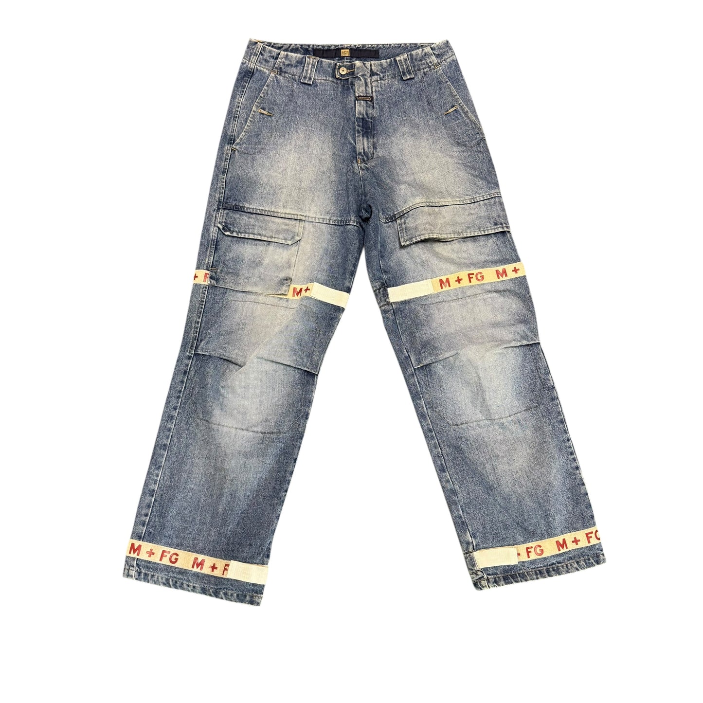 Vintage Girbaud Jeans White/Red