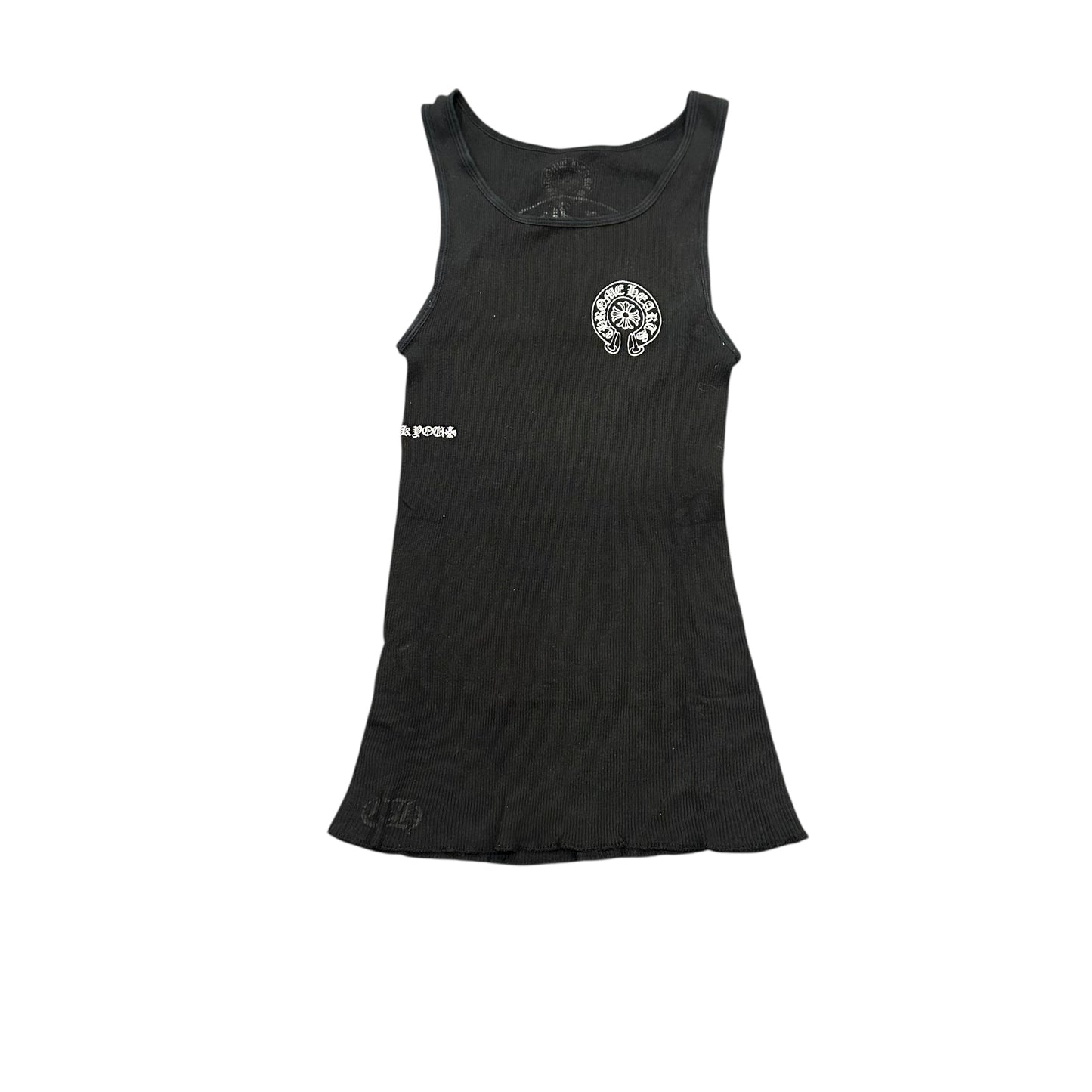 Chrome Hearts Horseshoe Logo Rib Tank Top