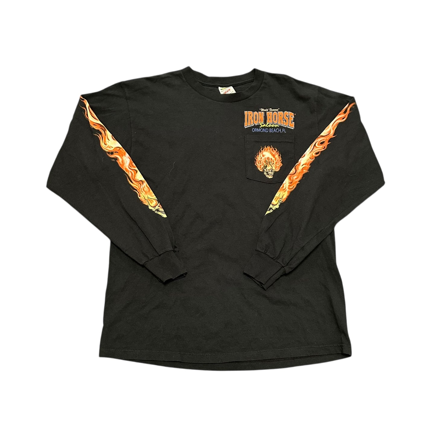 Iron Horse Saloon Longsleeve Shirt Skull