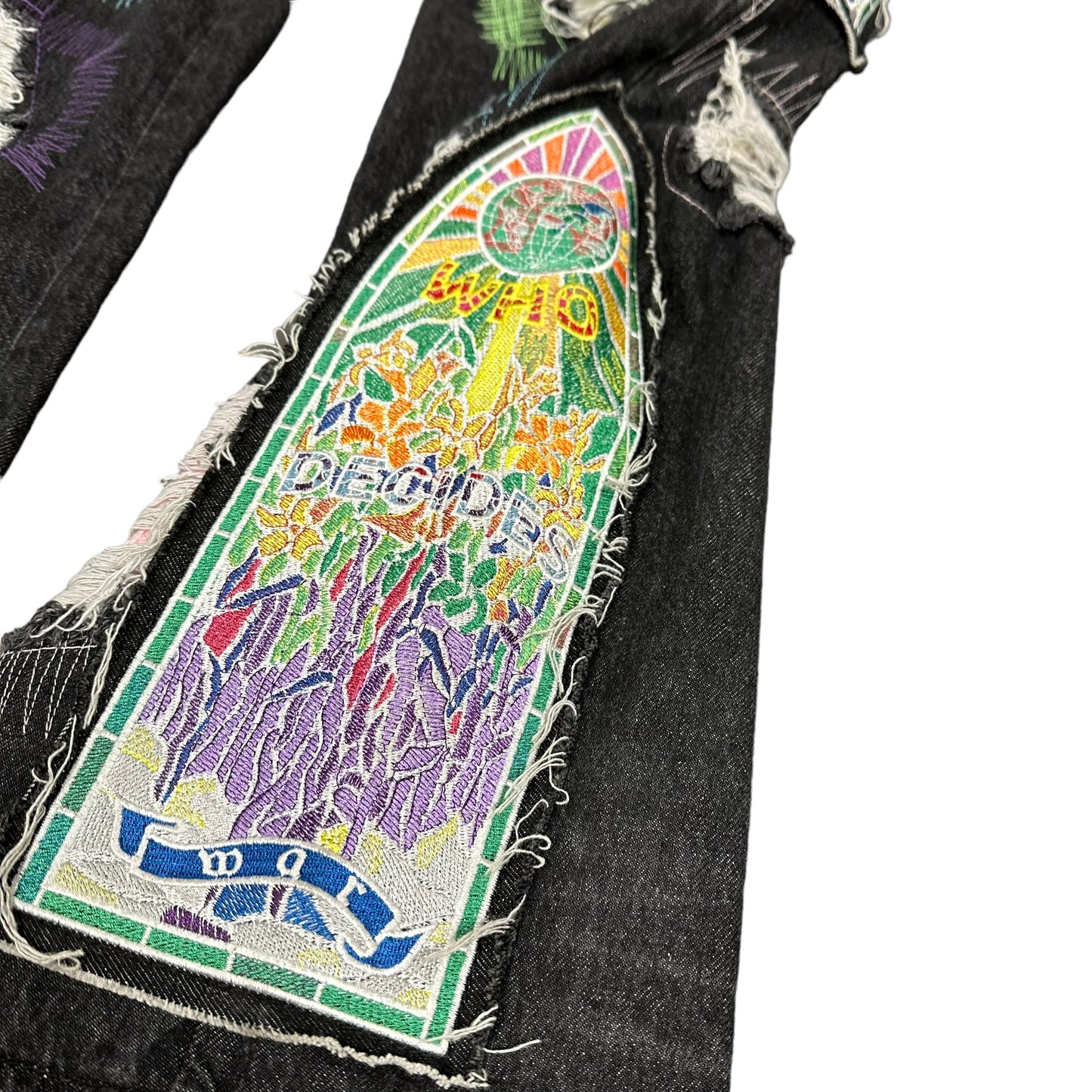 Who Decides War Multicolor Cathedral Jeans