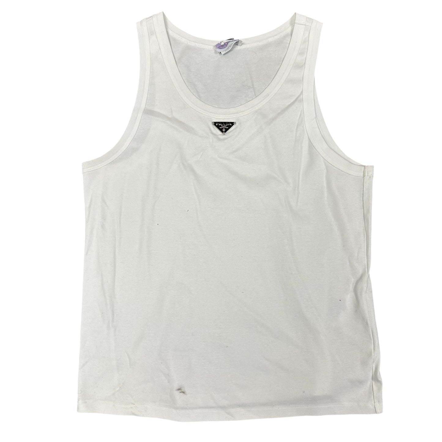White Prada Tank Top