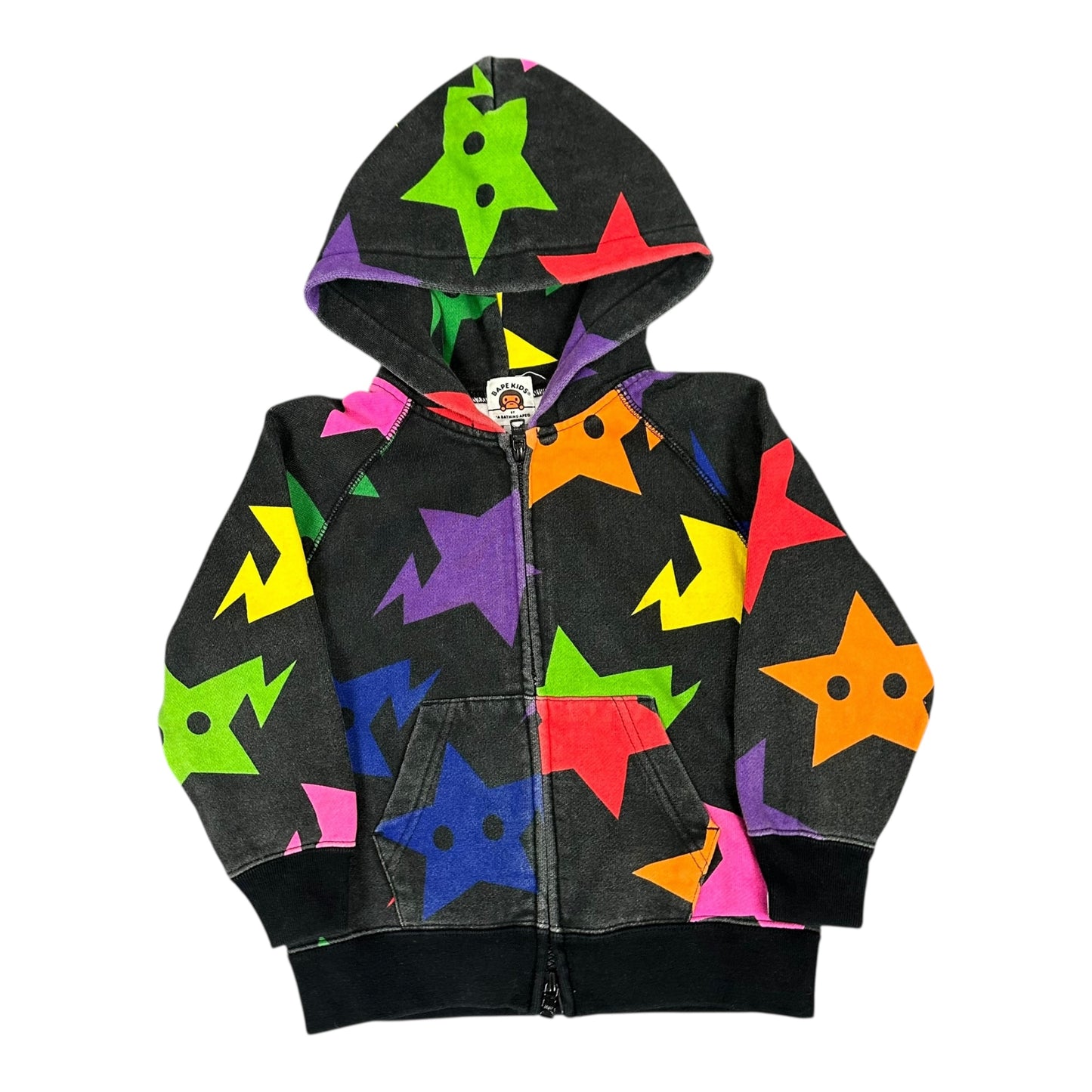 BAPE Baby Multicolor Star Zip Hoodie