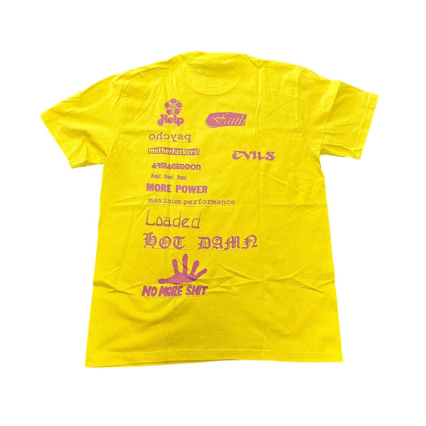 Supreme Yellow “No More Shit” Tee