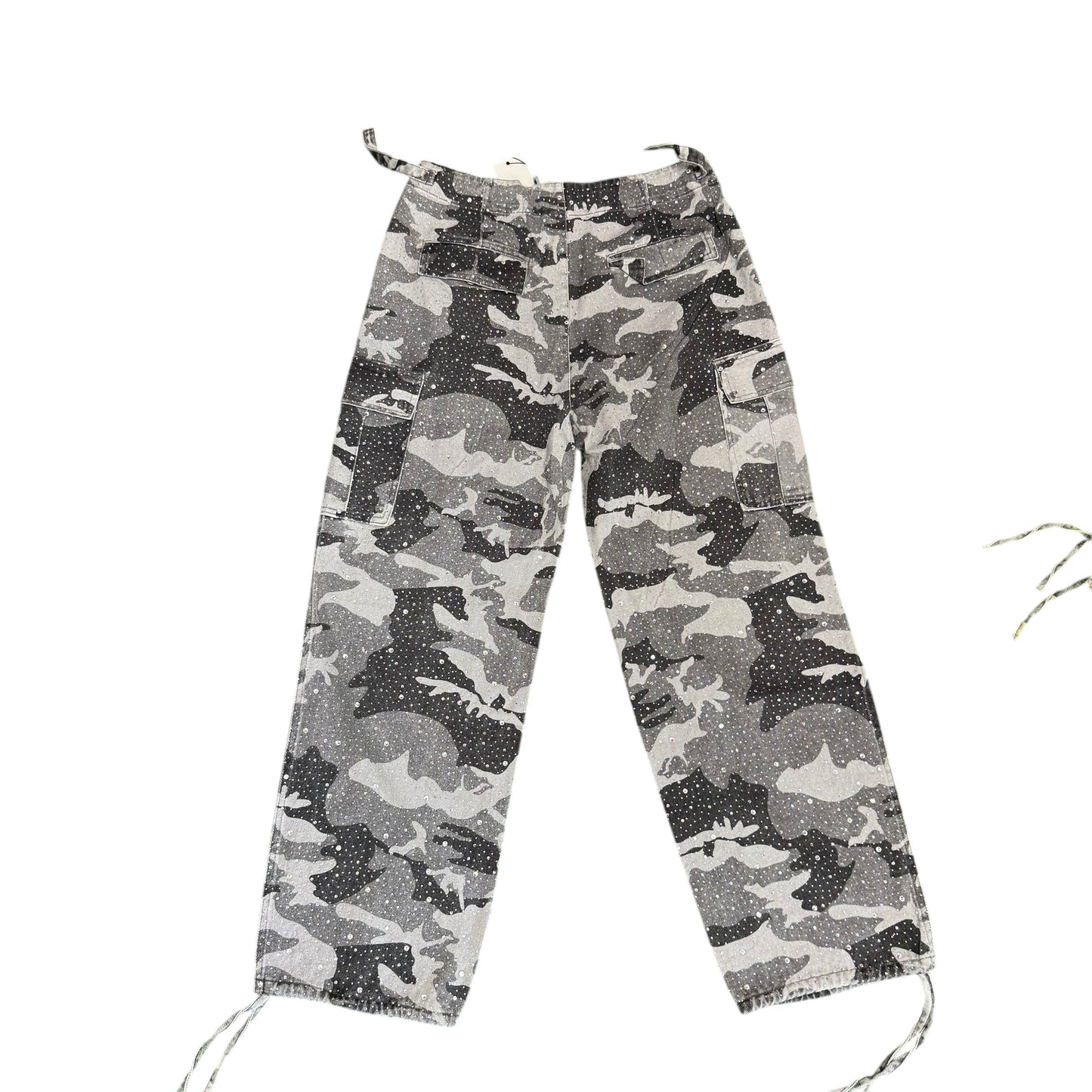 Vale Forever Grey Camo Crystal Cargos