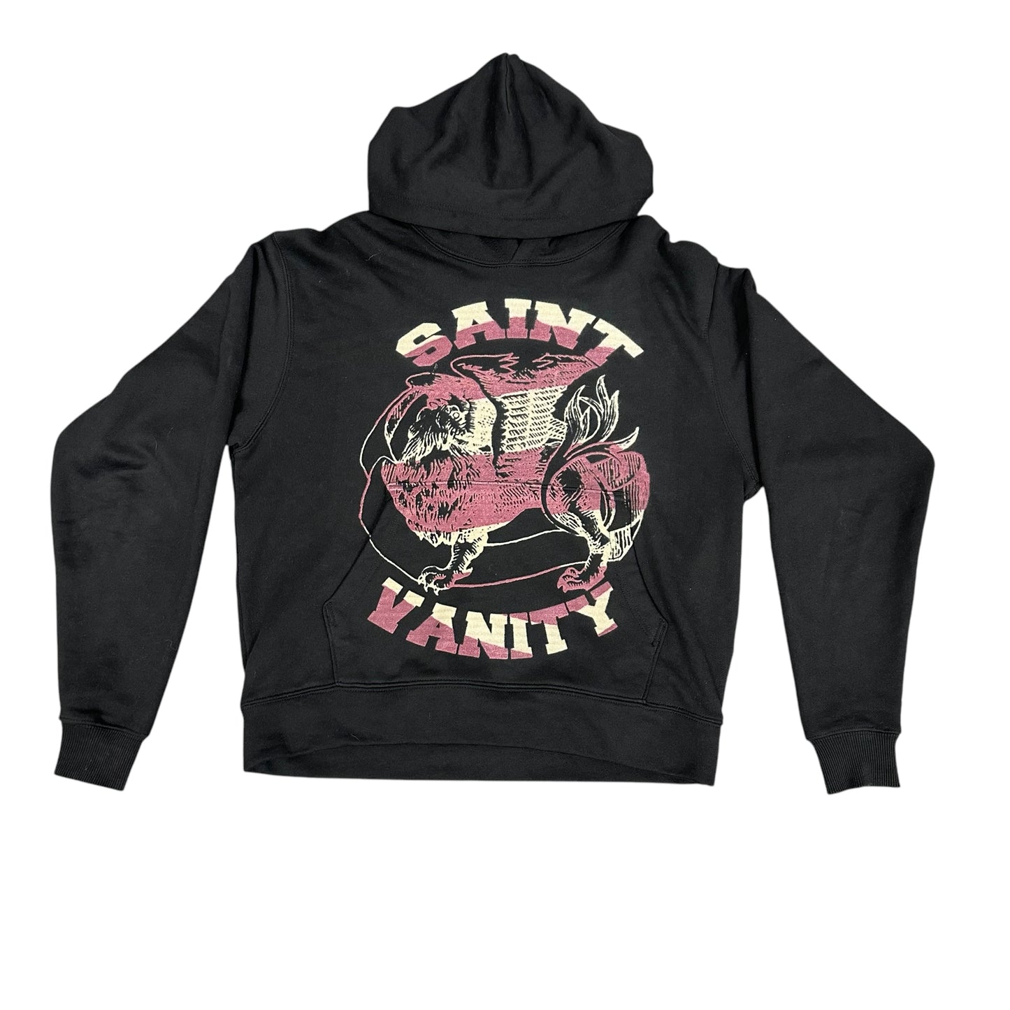 Saint Vanity Red/Cream Logo Hoodie