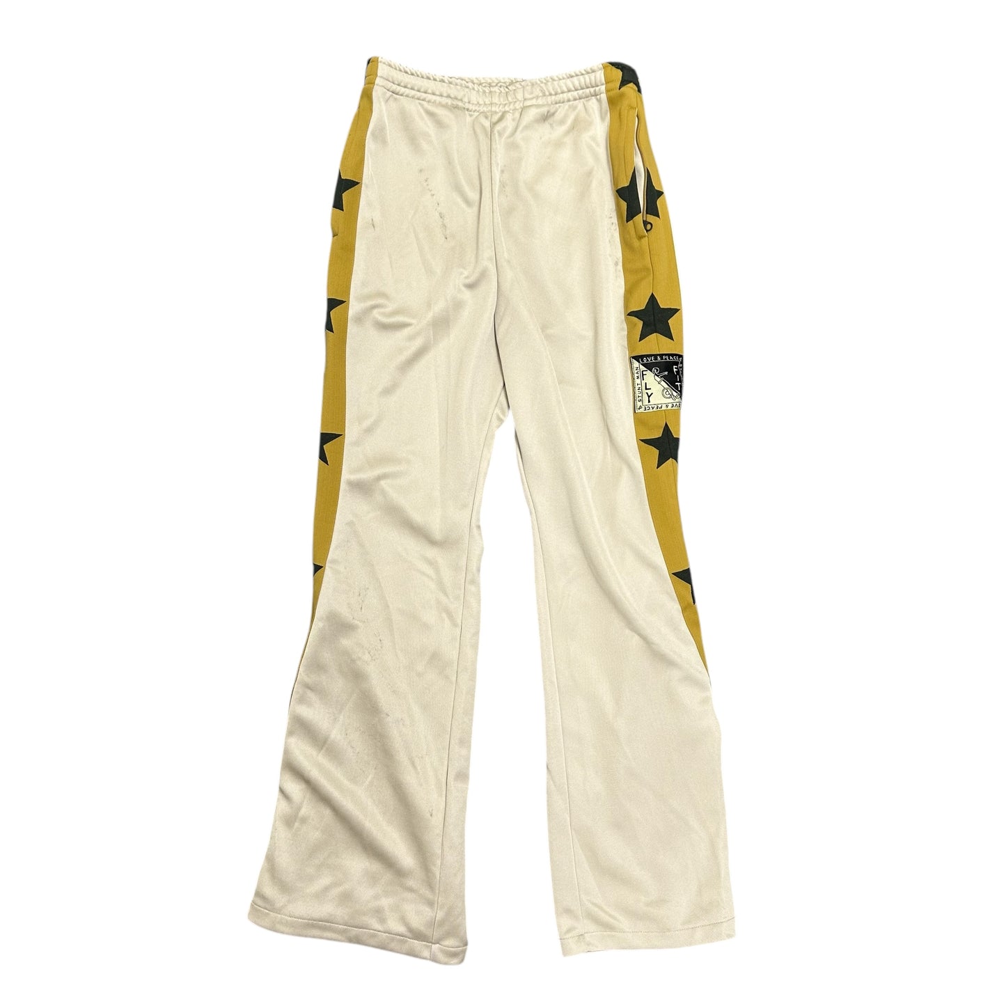 Kapital Cream Stunt Man Star Trackpants