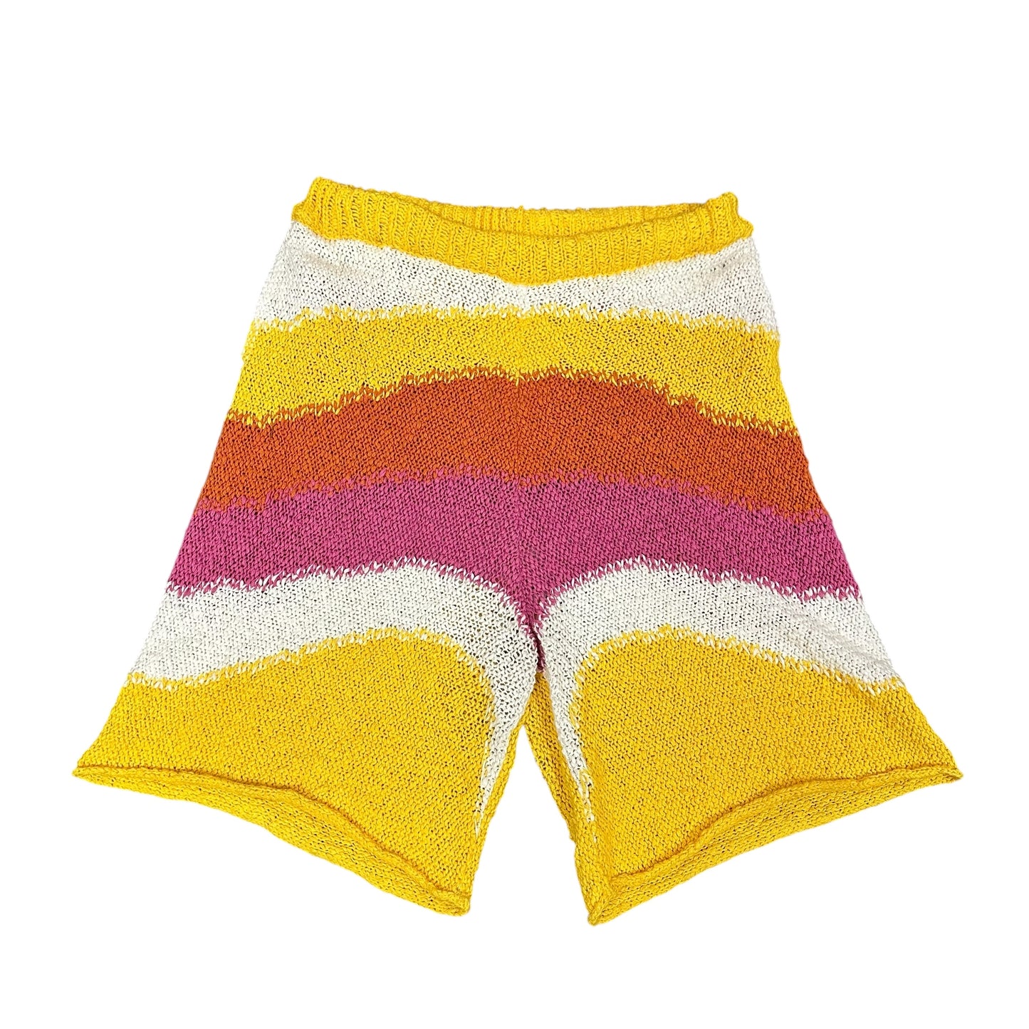 Marni Colorblock Crochet Shorts