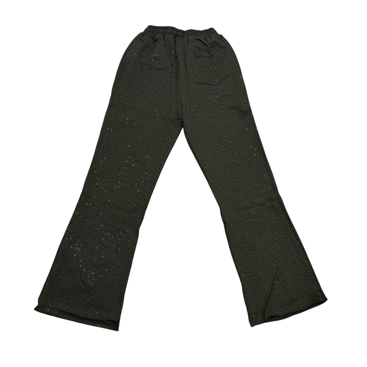 NEW Saint Vanity “Oreo” Black Flare Sweats