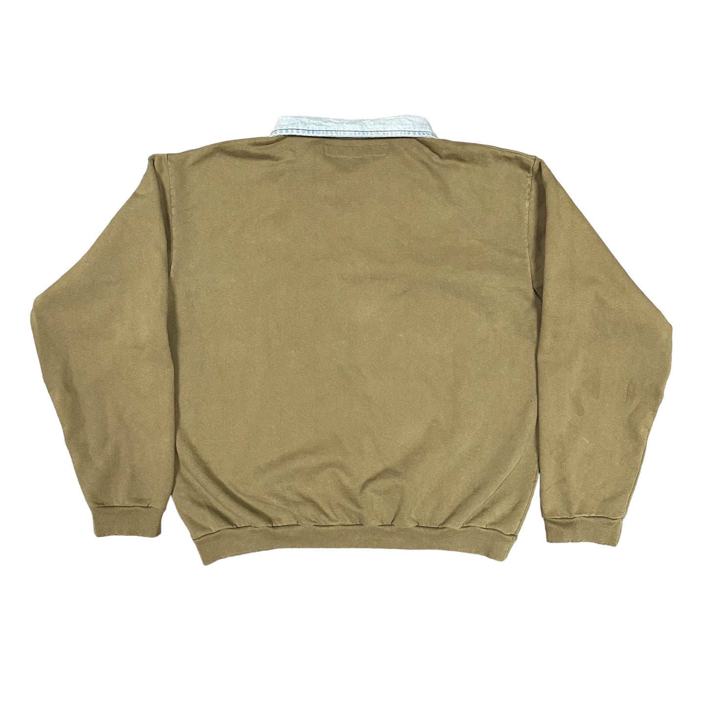 CPFM Green Flash Denim Half Zip Fleece