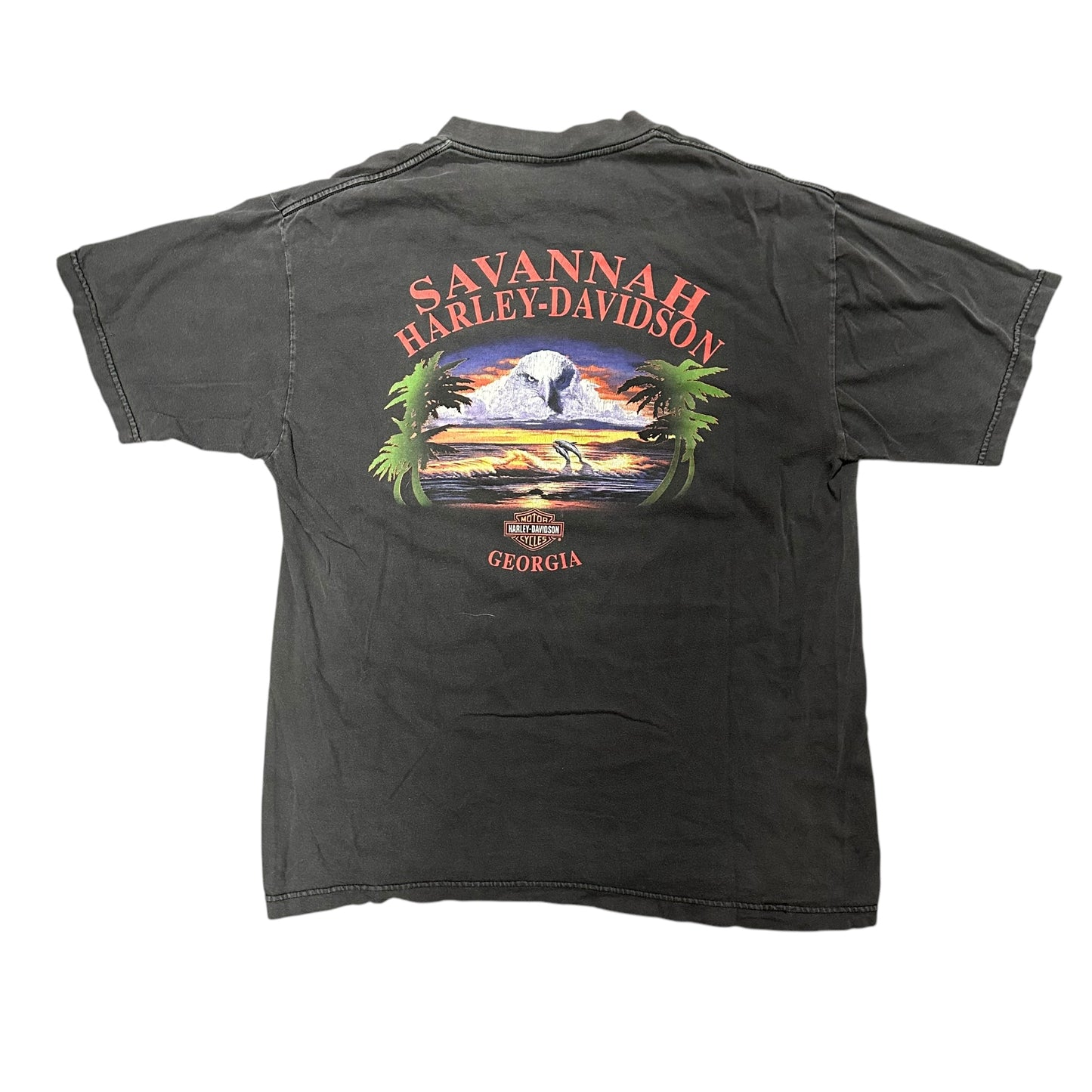 Vintage Harley Davidson Savannah GA Tee