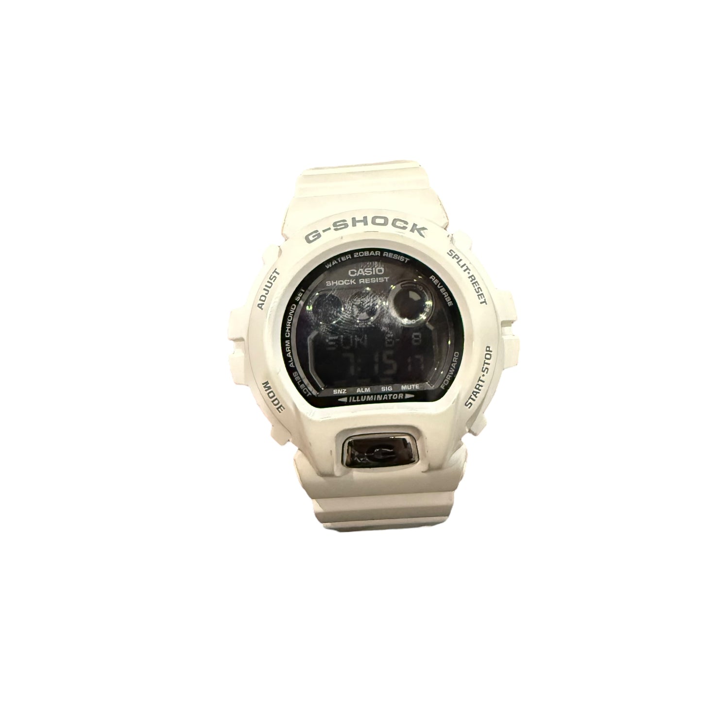 G Shock White/Sliver