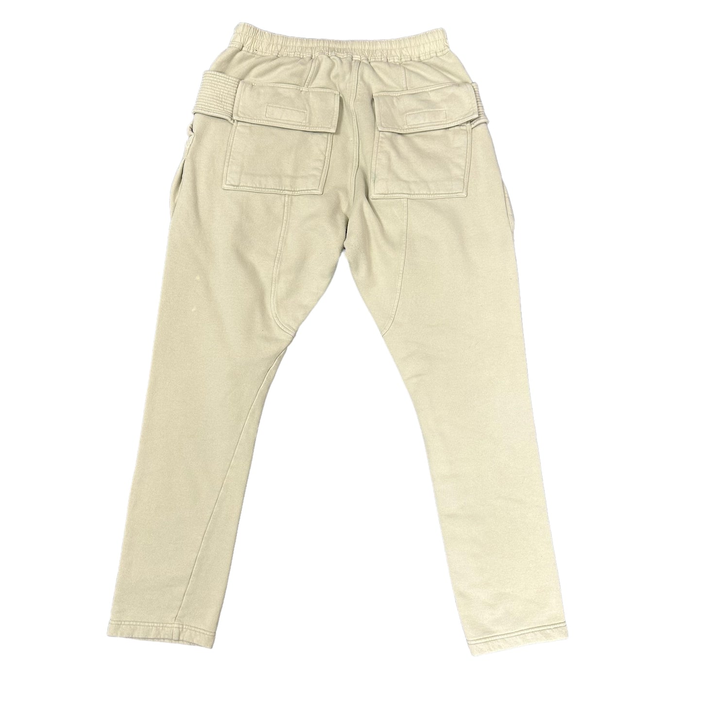 Cream Rick Owens Creatch Cargo Sweats
