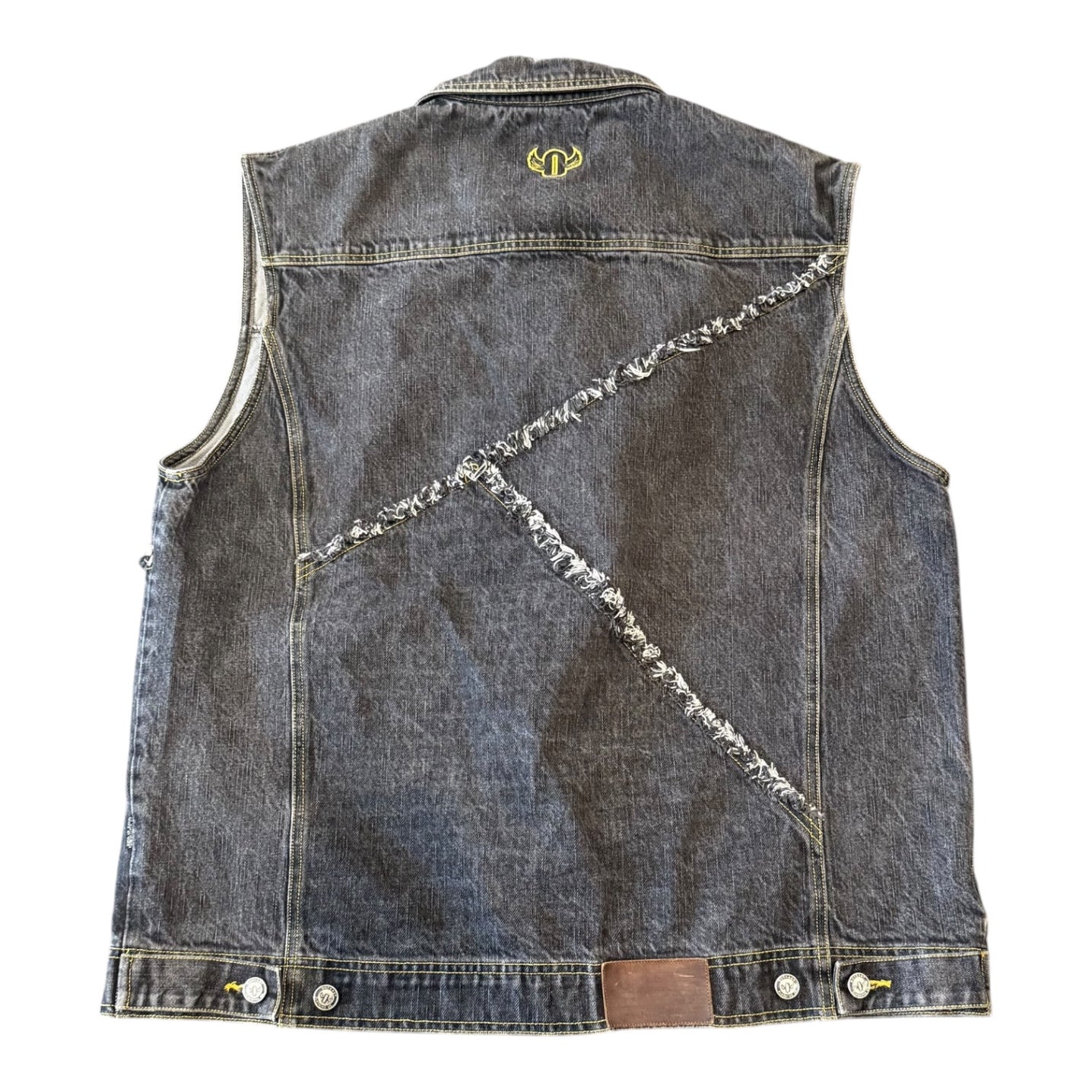 Black Denim Outkast Vest