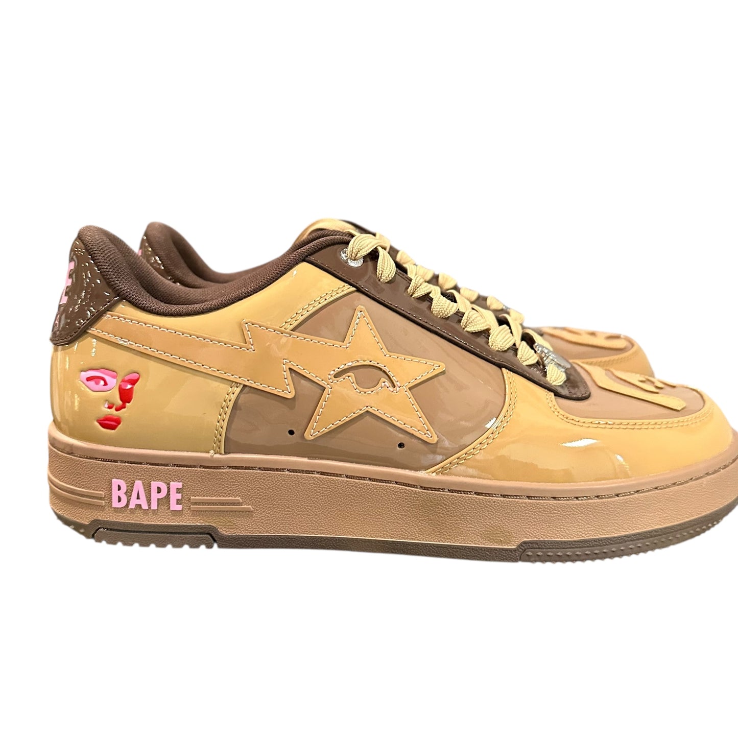 Bape X Kid Super Brown Bapesta