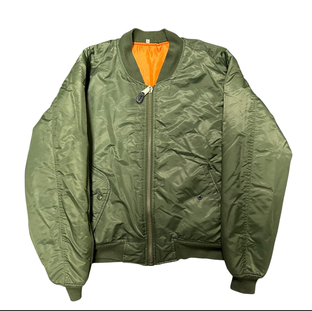 Vintage Bomber Jacket Green