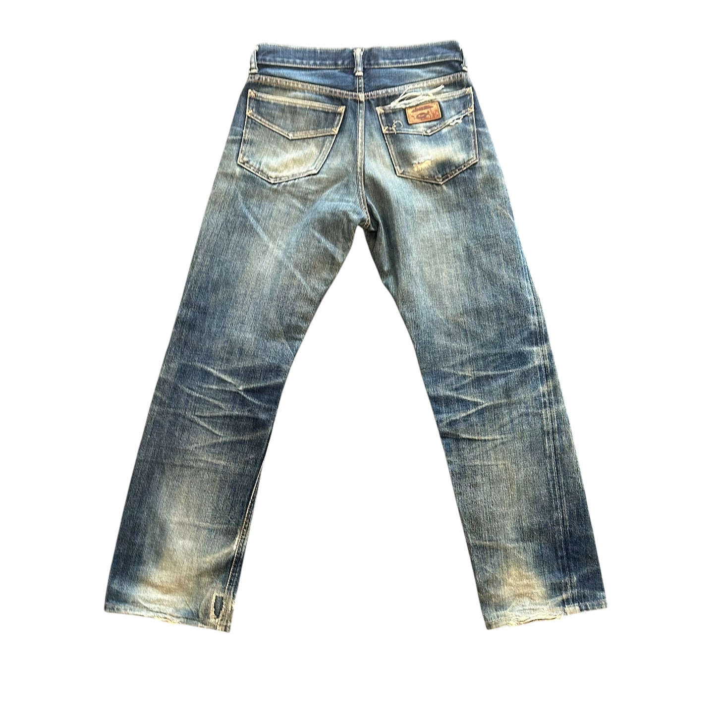 Vintage Bape Knee Cut Jeans