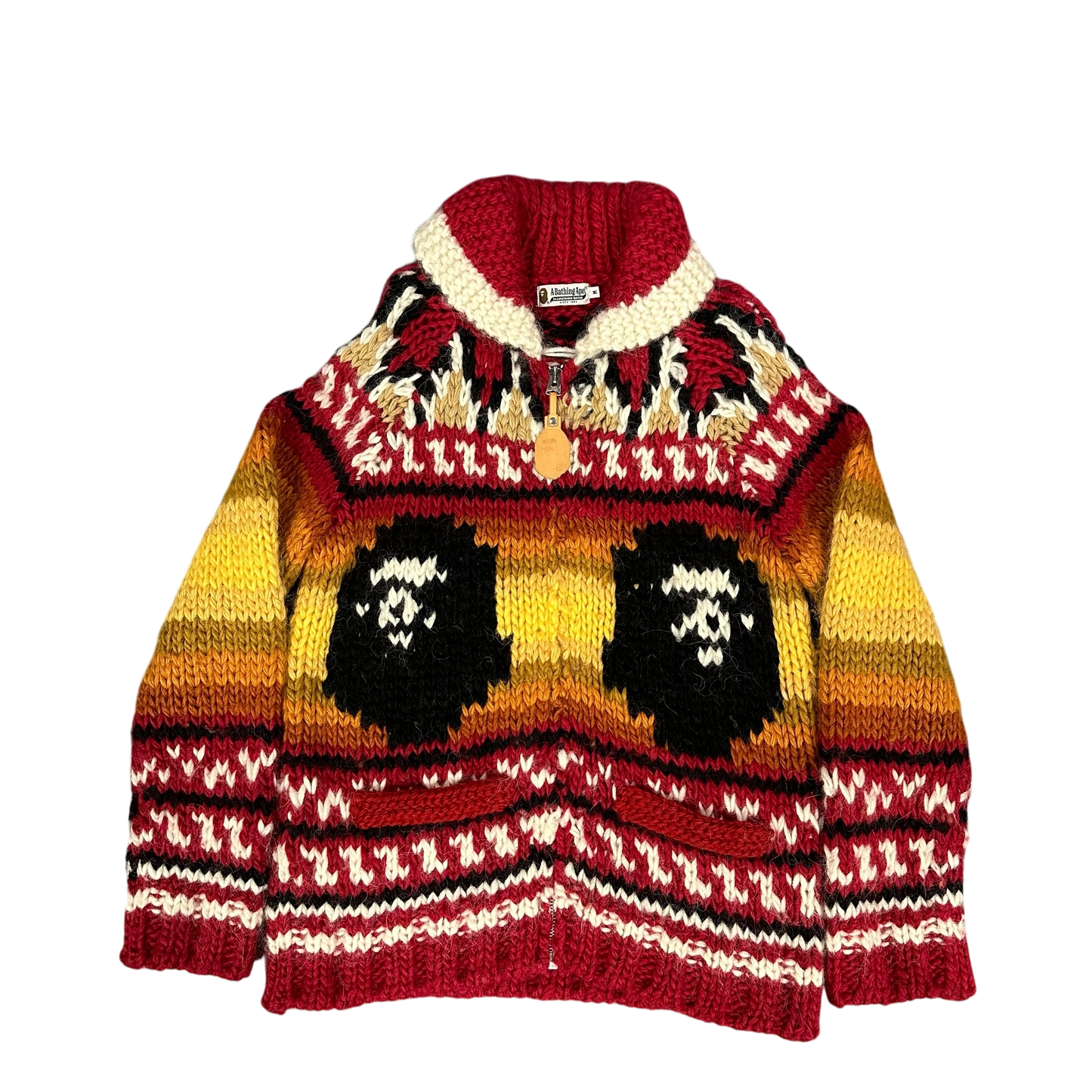 A Bathing Ape Cowichan Knit Jacket