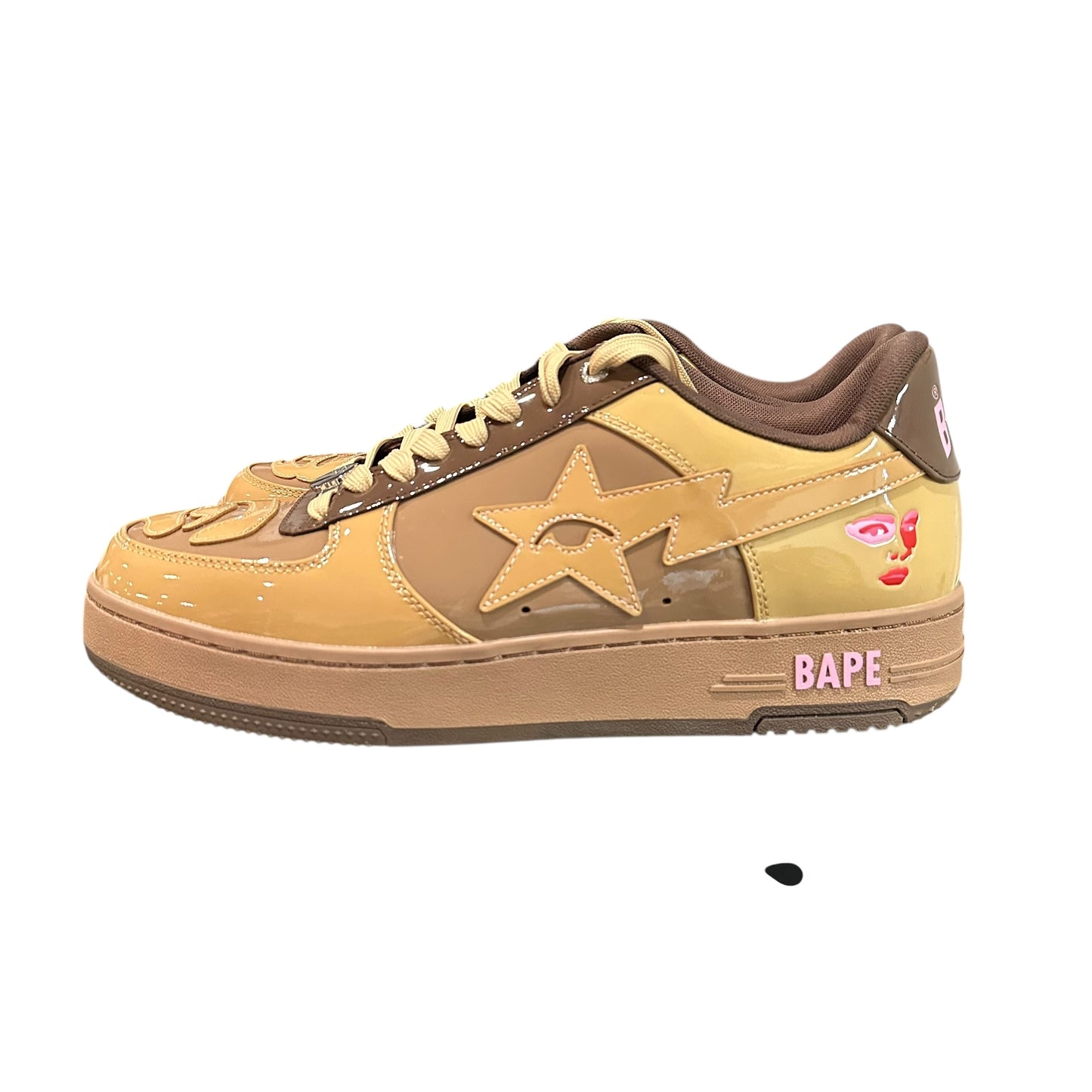 Bape X Kid Super Brown Bapesta