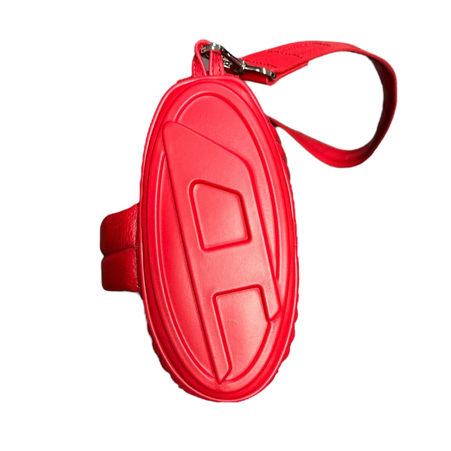 Red Diesel Leather Crossbody Bag.