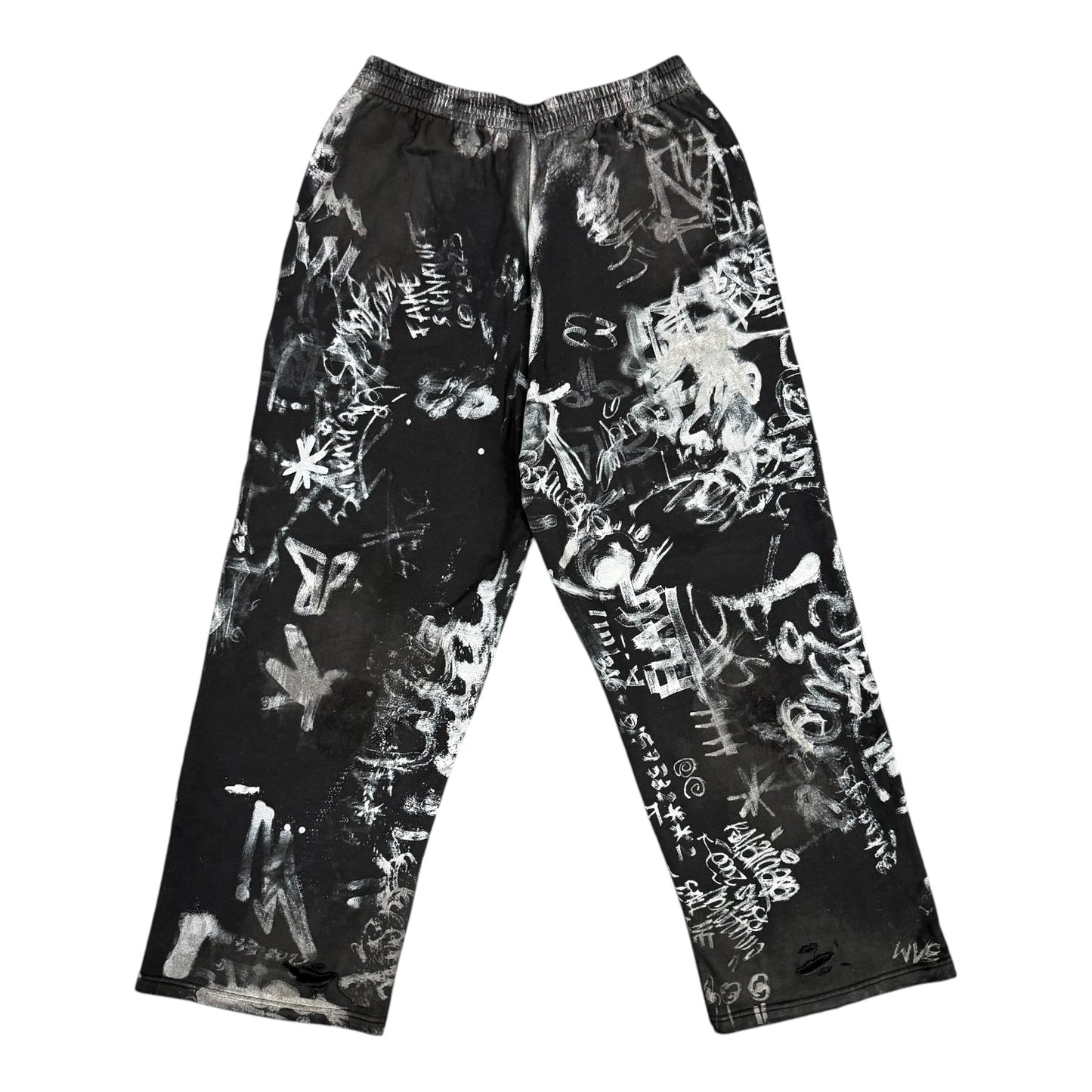 Balenciaga Black Graffiti Skate SweatPants