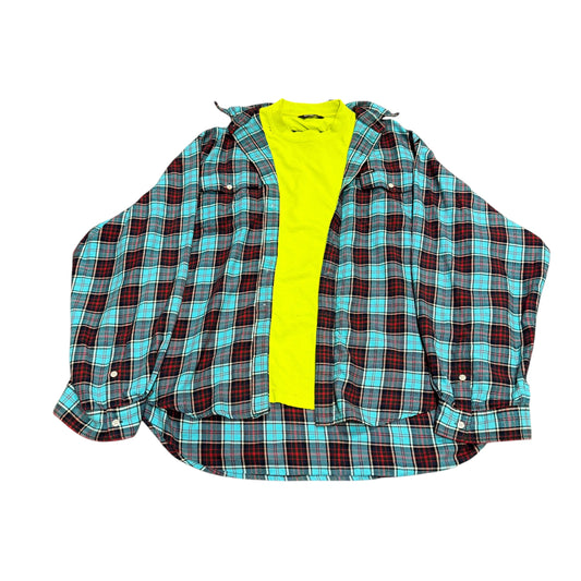 Balenciaga Blue Flannel Hybrid