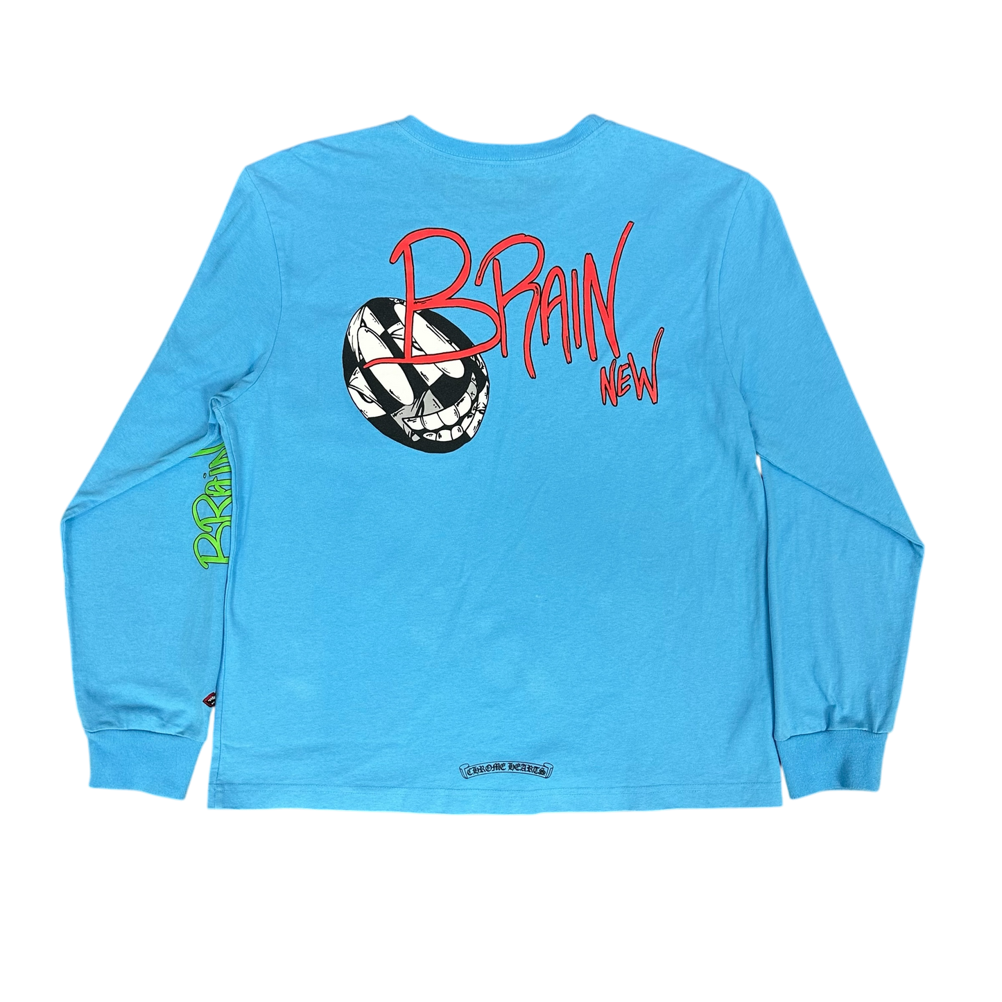 Chrome Hearts Brain New Blue L/S Tee