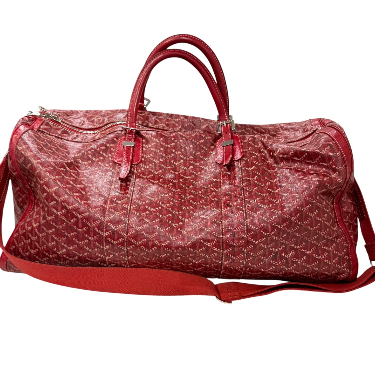 Goyard Red 60 Duffle