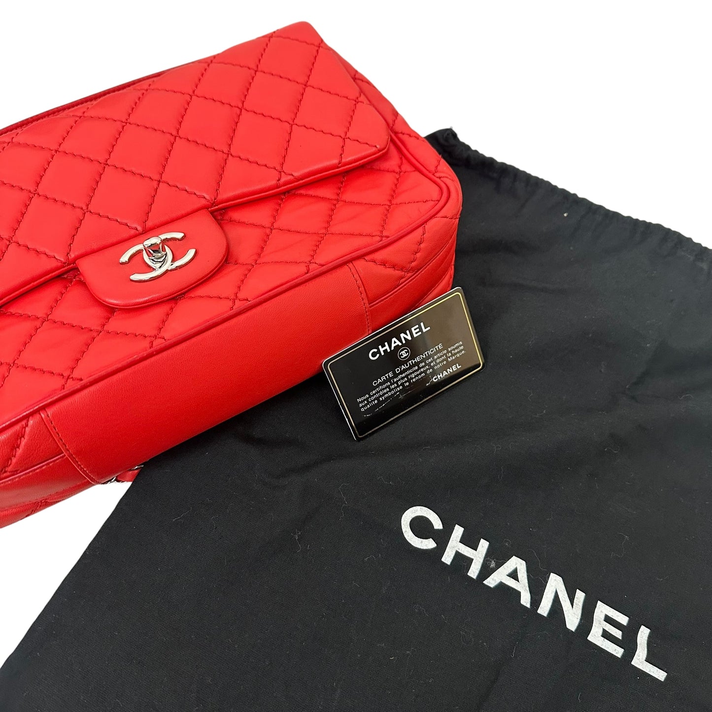 Chanel Tender Touch Maxi Flap Bag RED