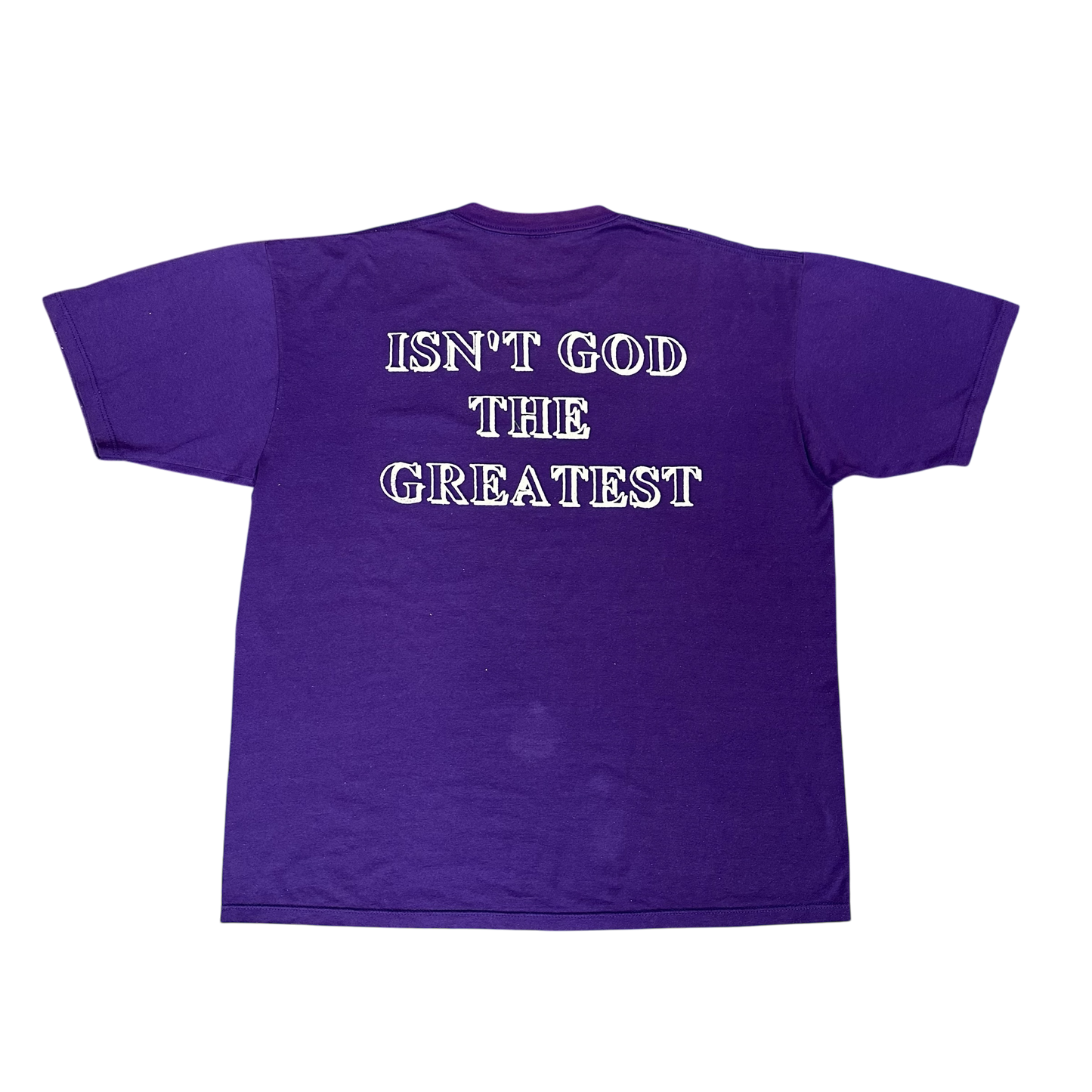 Vintage “God is Like…” Purple Tee