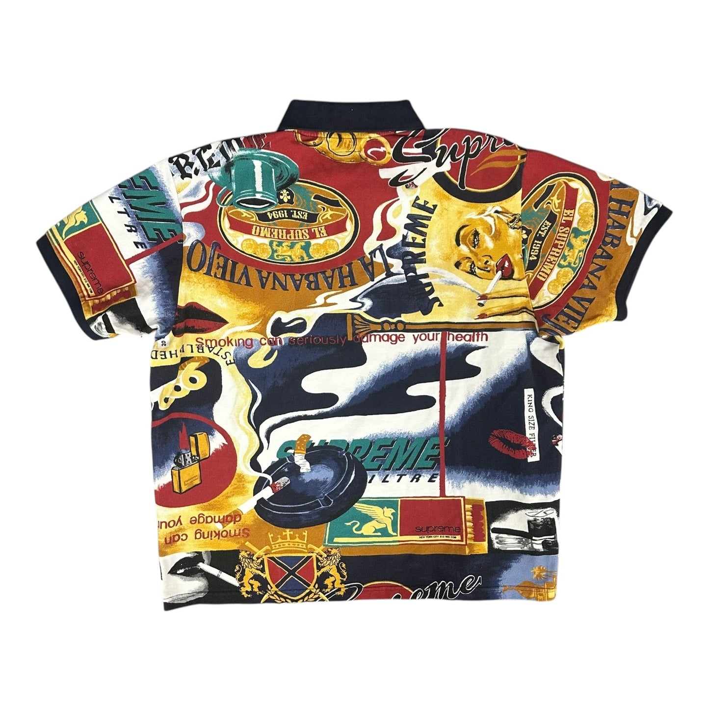 Supreme Polo “Smoking Kills” Tee