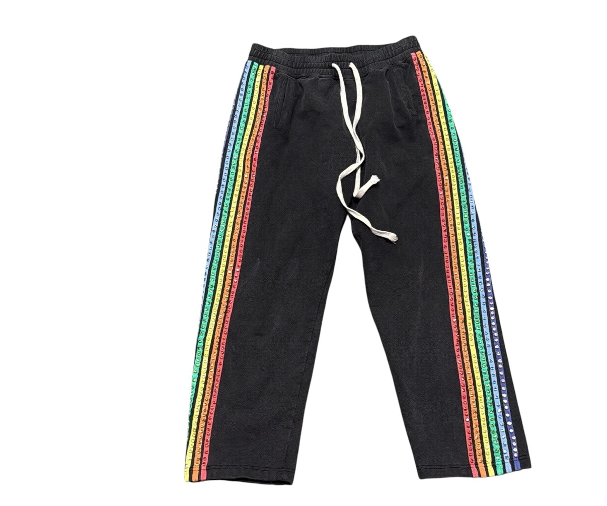 Vale Lives Rainbow Rhinestone Sweats