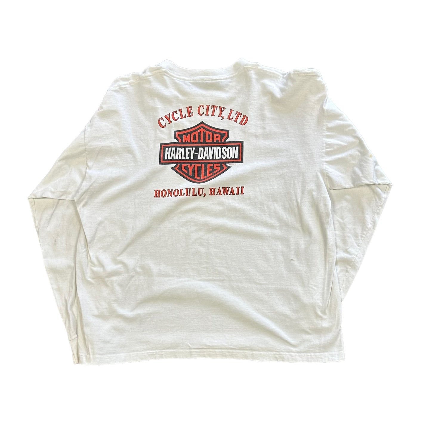 ‘01 Harley Hawaii Flame L/S Tee