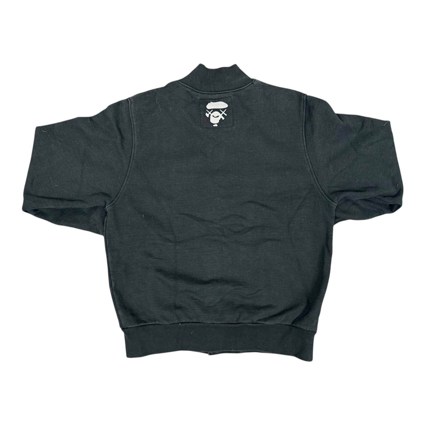 BAPE × KAWS Bendy Black Varsity Jacket