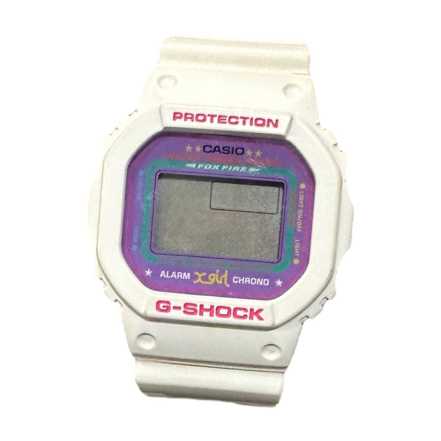G Shock White/Purple