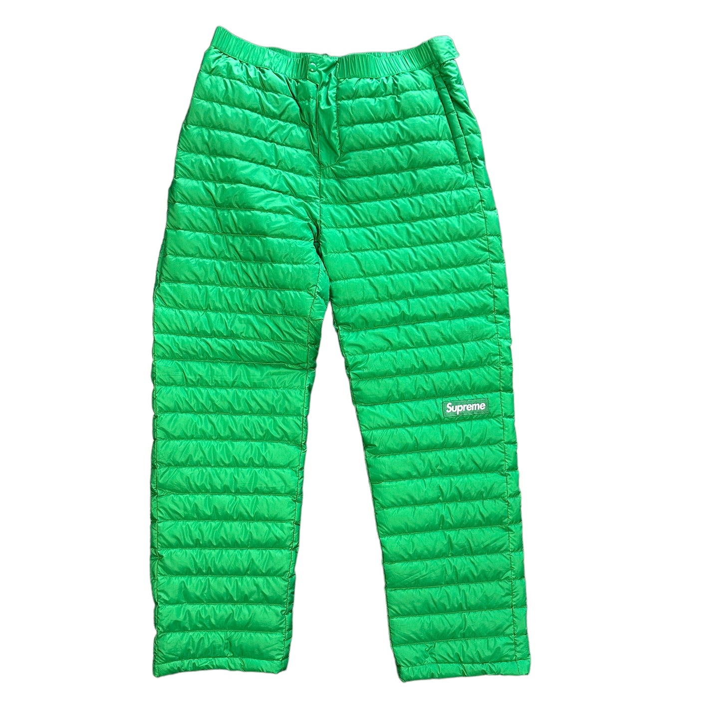 Green Supreme Puffer Pants