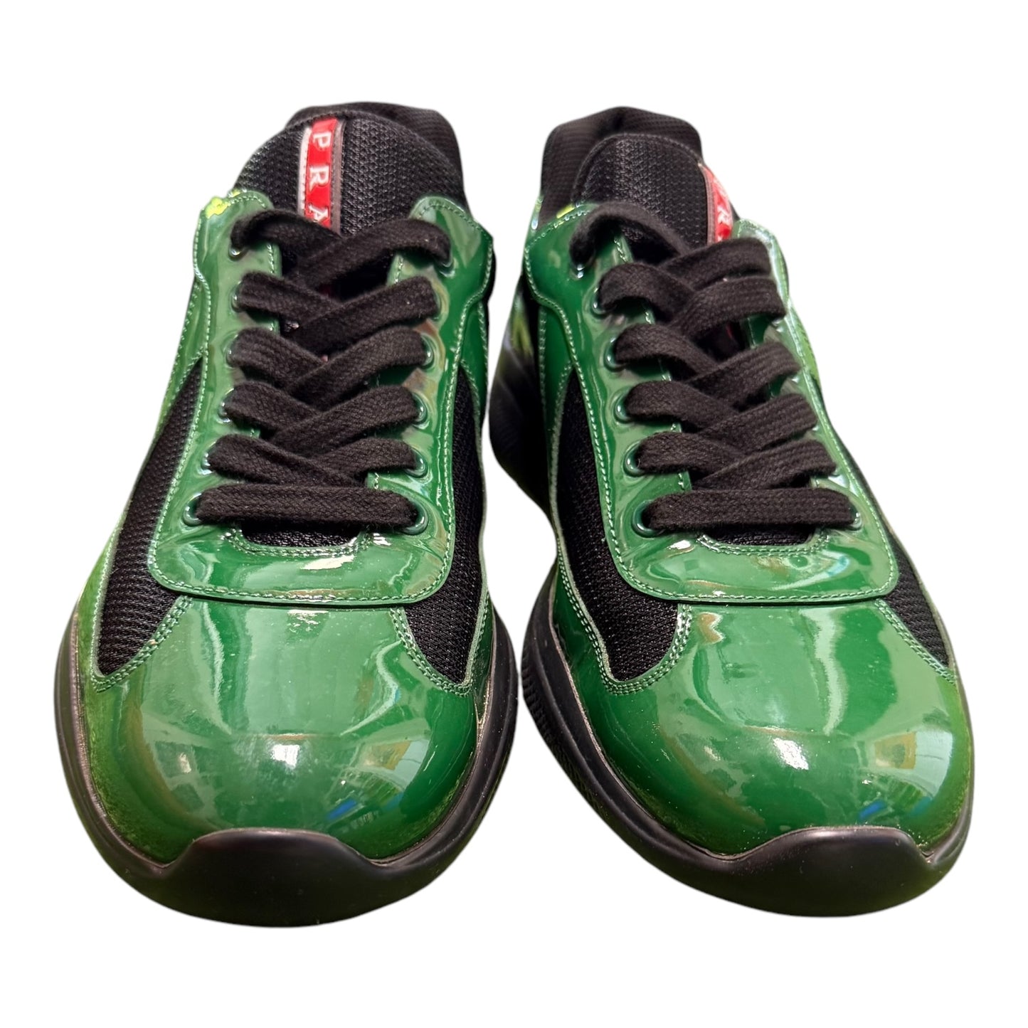 Prada Americas Cup Green Sneakers