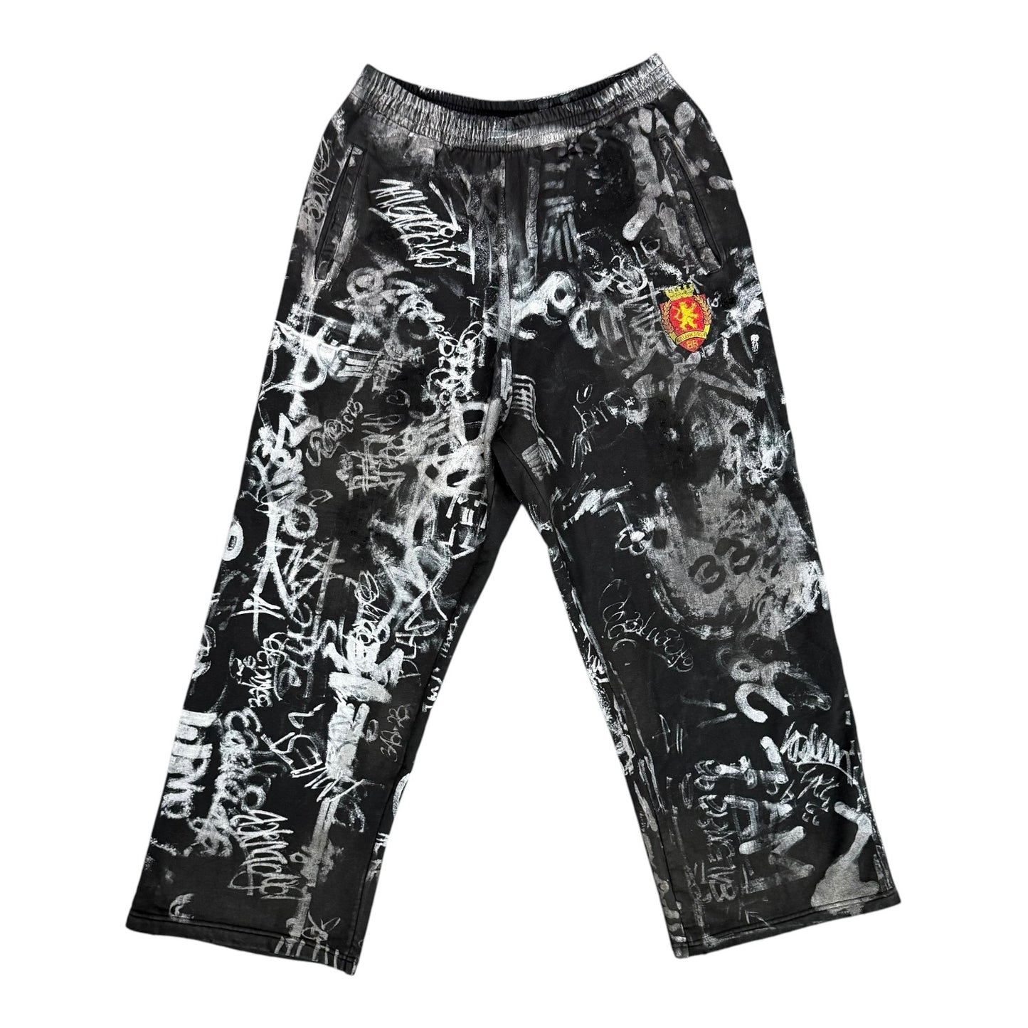 Balenciaga Black Graffiti Skate SweatPants