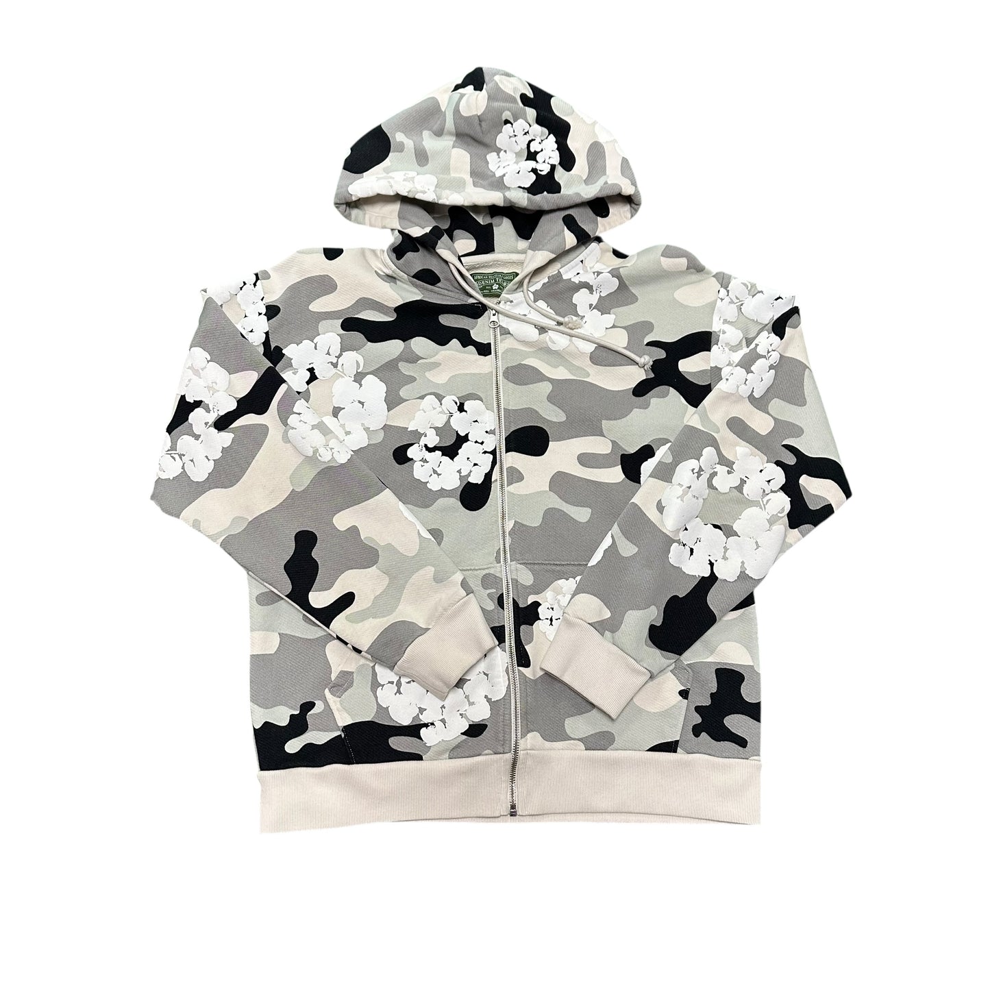 Denim Tears Grey Camo Hoodie