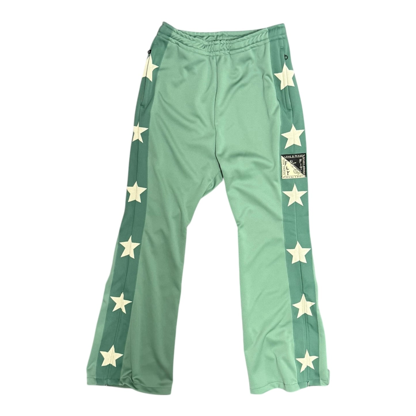 Kapital Green Stuntman Track Pants