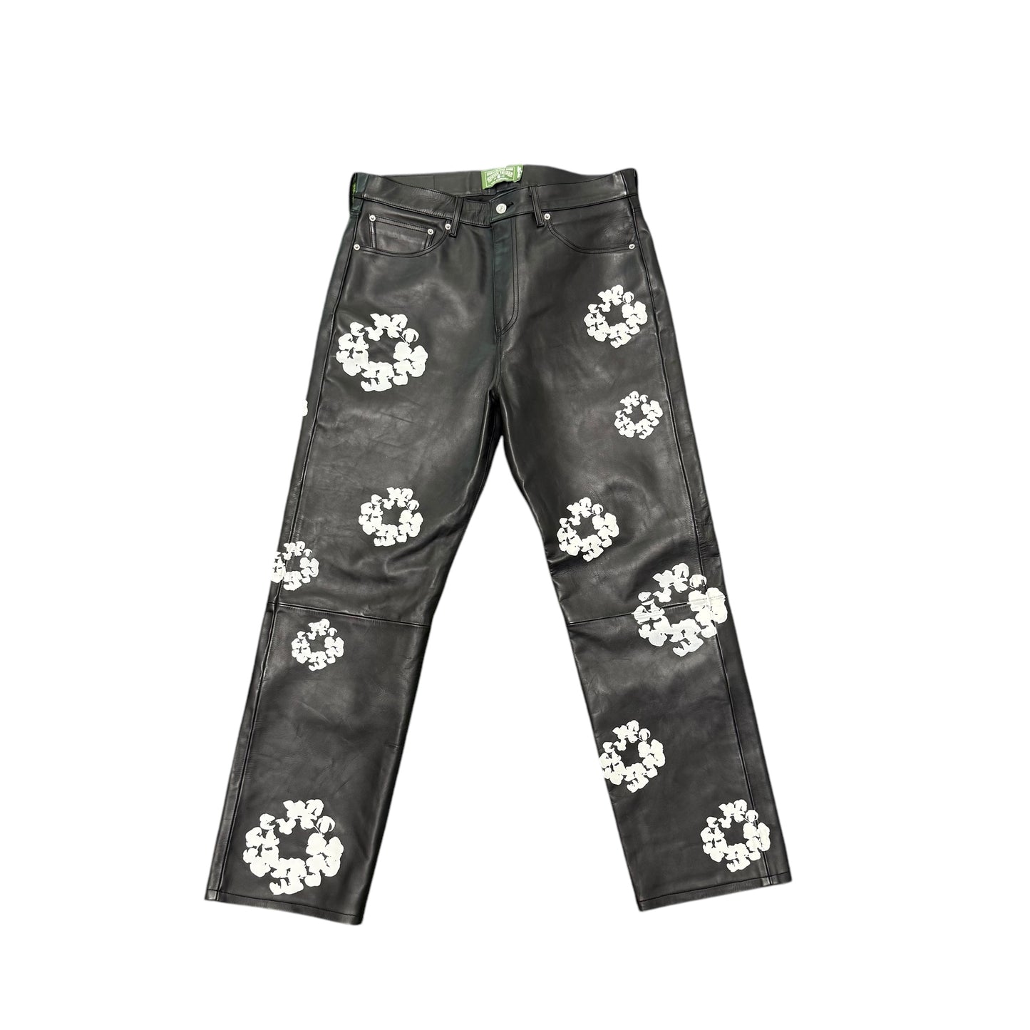 Leather Denim Tears Pants