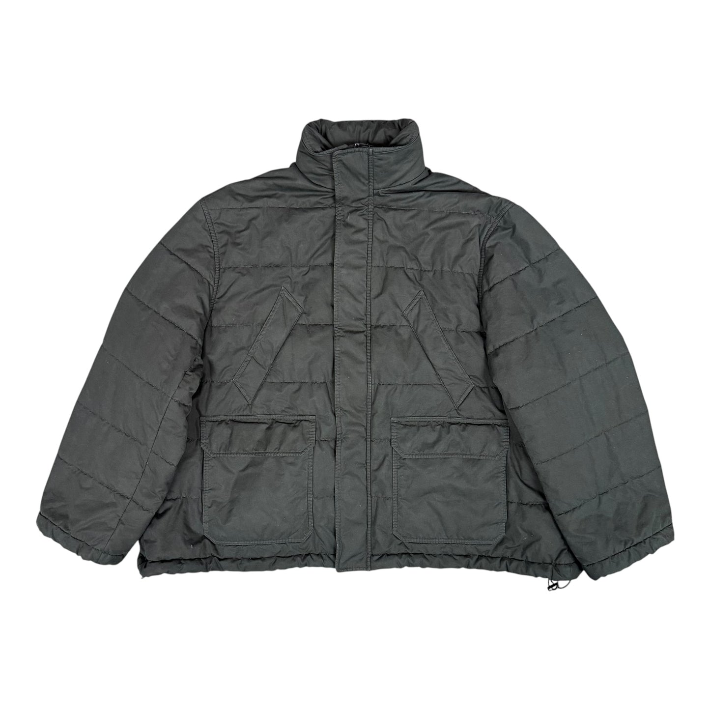 Balenciaga Logo Print Puffer