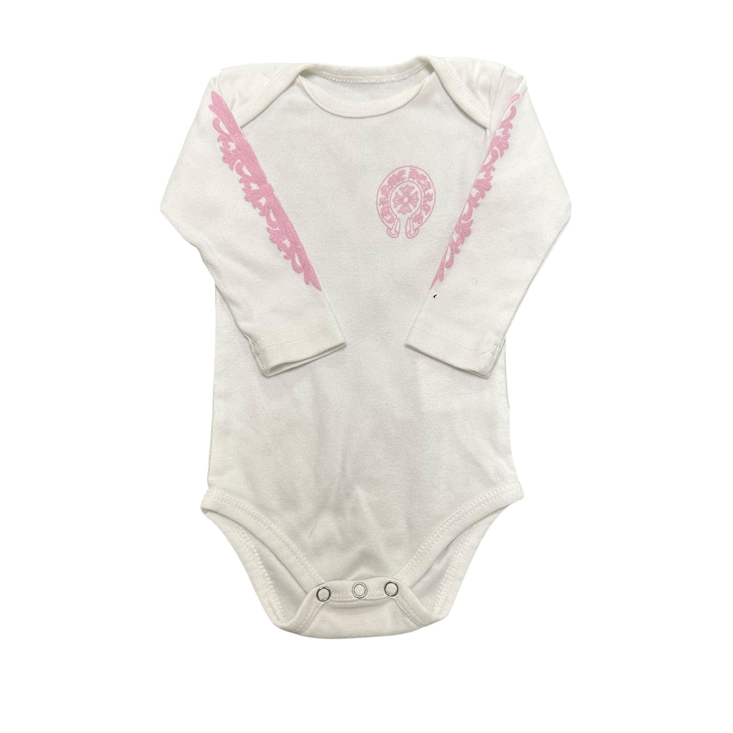 Chrome Hearts White/Pink Onesie