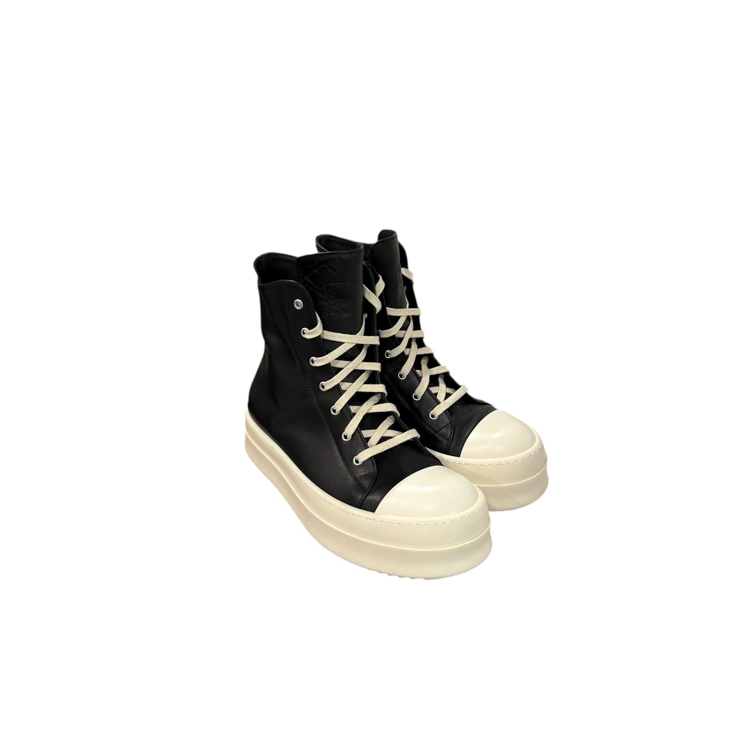 RICK OWENS Black Hollywood Mega Bumper Sneakers