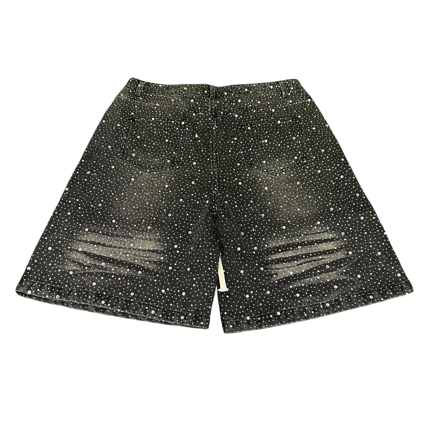 Brand New Vale Forever Black Rain Storm Jorts