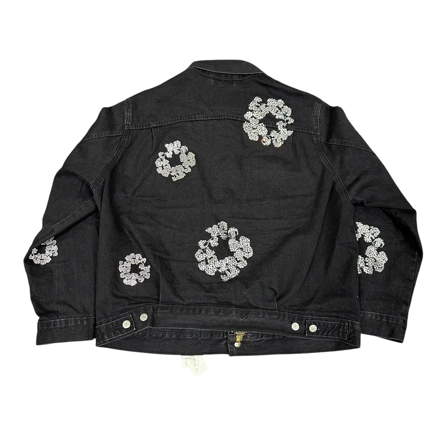 Black Rhinestone Denim Tears Jacket