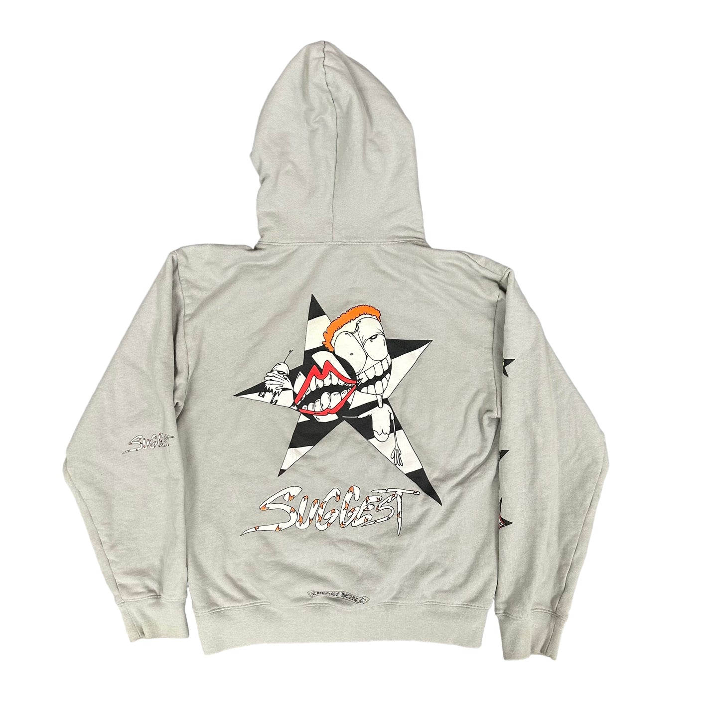 Grey Chrome Hearts Matty Boy Hoodie