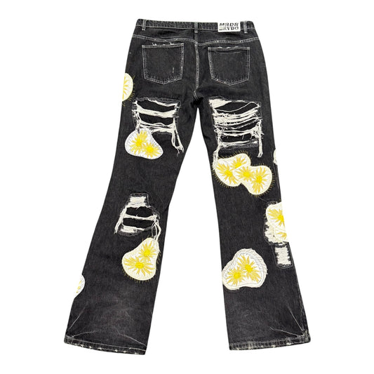 Who Decides War Patch Distressed Denim