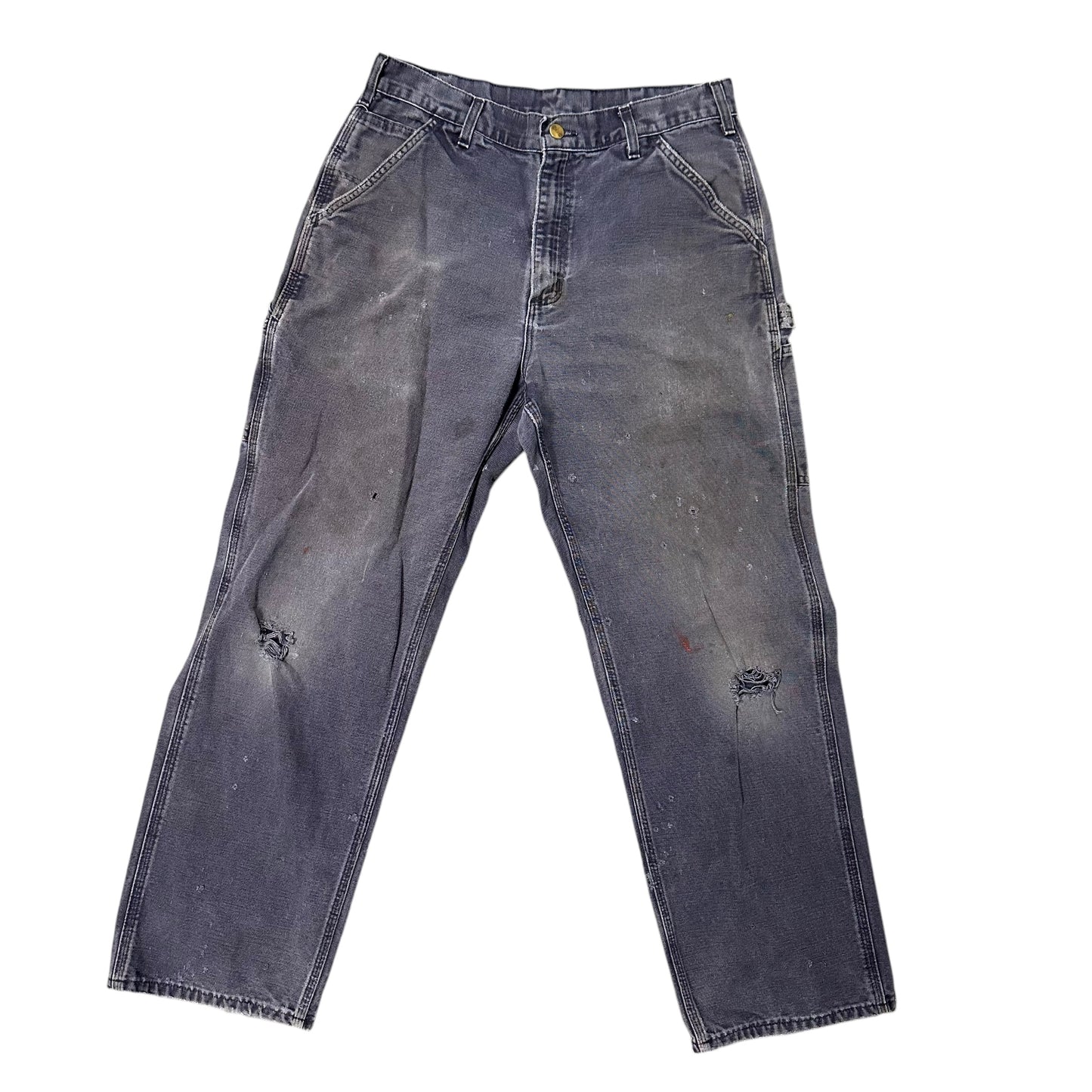 Vintage Carhartt Navy Distressed Pants