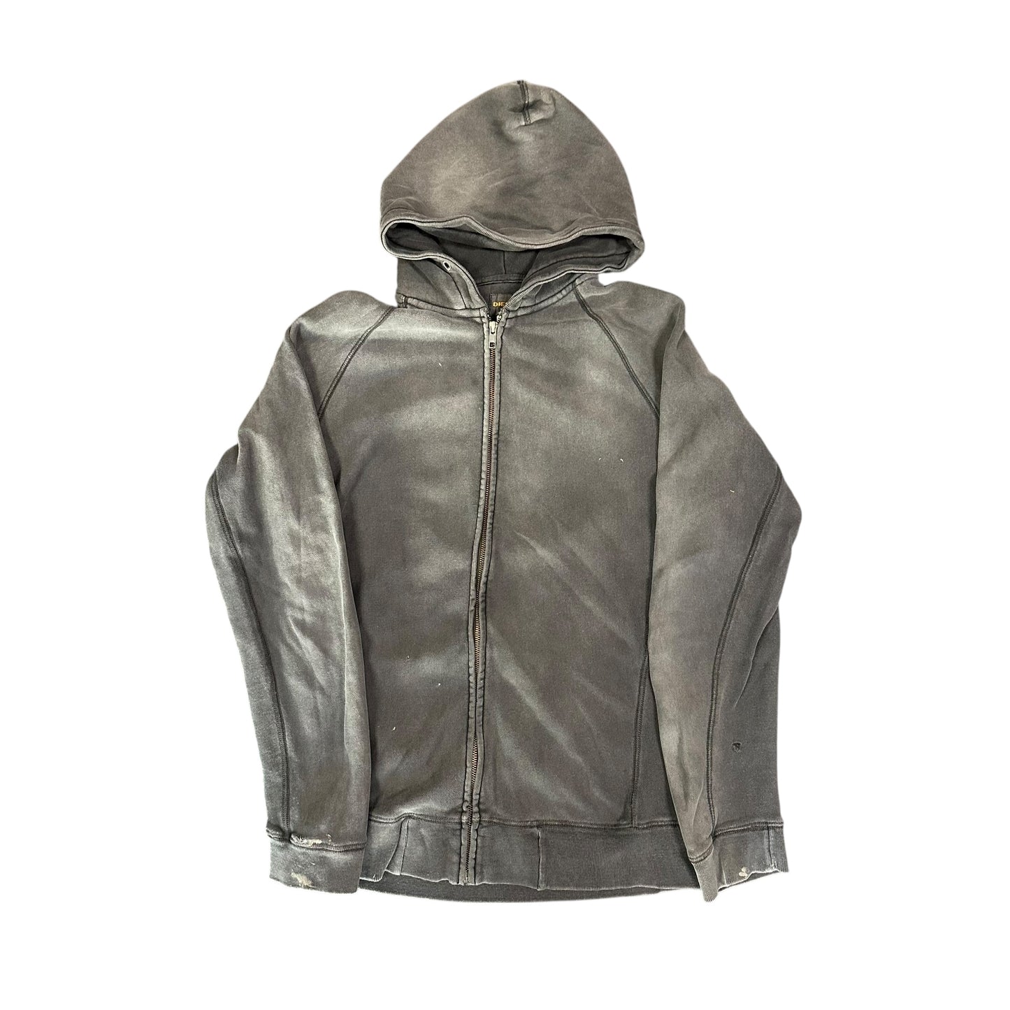 Gray Diesel Zip Up Hoodie